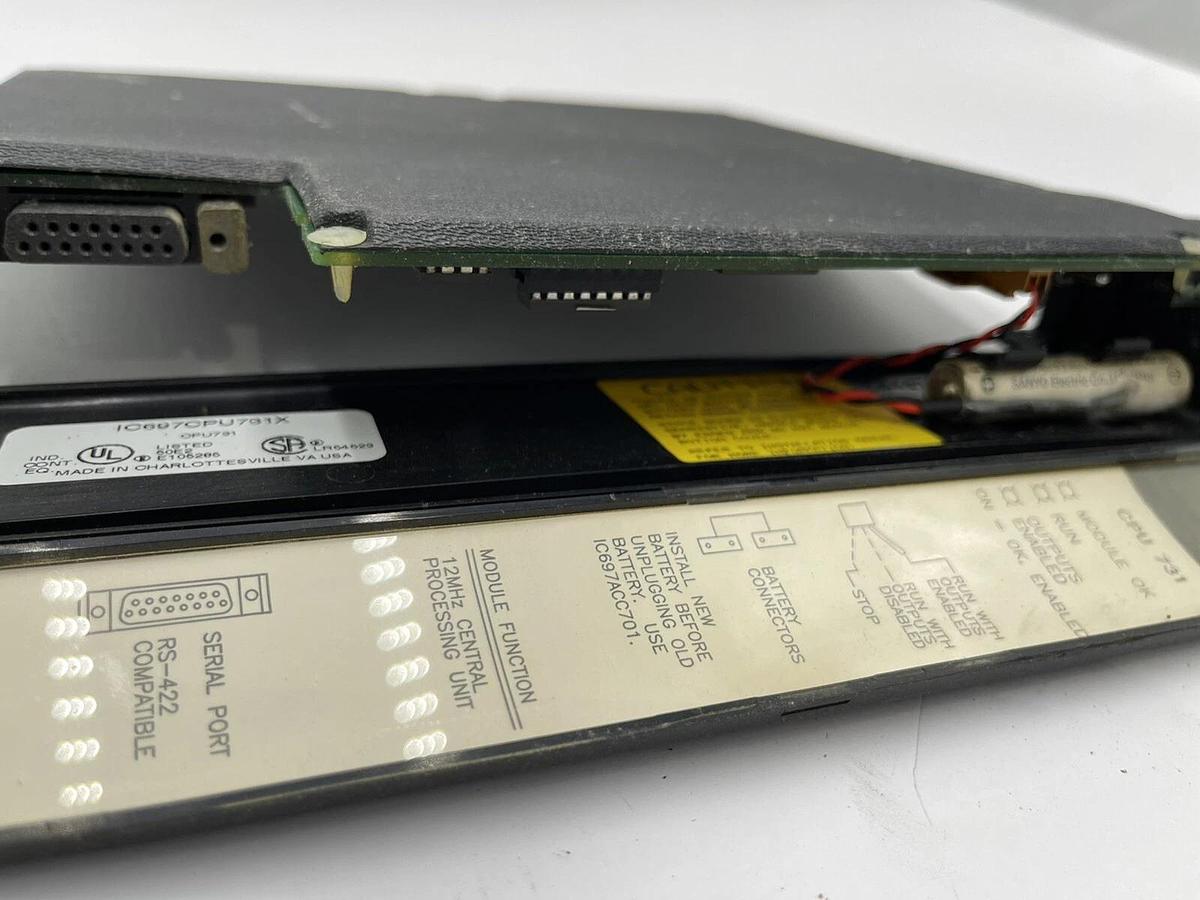 Used GE FANUC CENTRAL PROCESSOR UNIT  IC697CPU731 44A726758-127R02 STOCK 1557