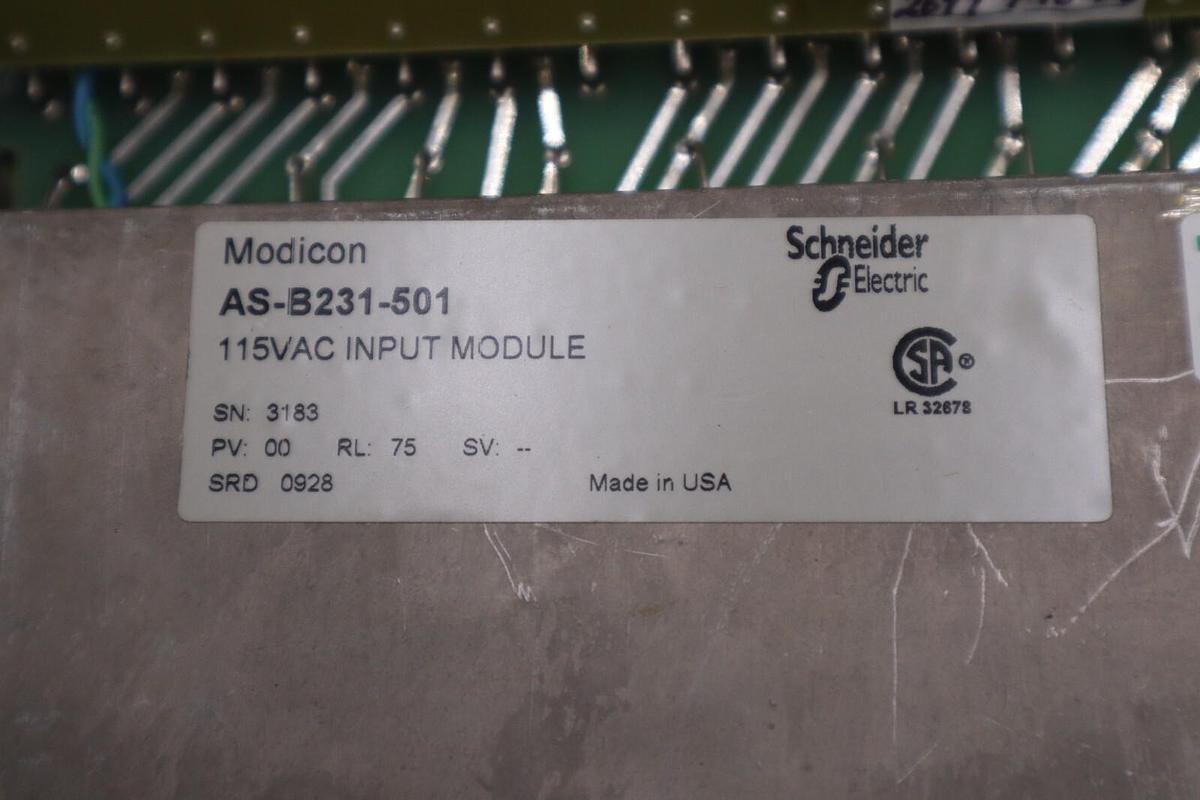 Used GOULD MODICON AS-B231-501 115VAC UNMP STOCK G401