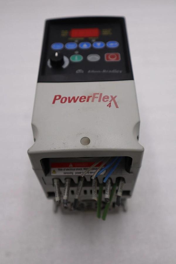Used Allen Bradley AB 22A-D2P3N104 /A PowerFlex 4 AC Drive 1HP 3Ph 480V STOCK H1806