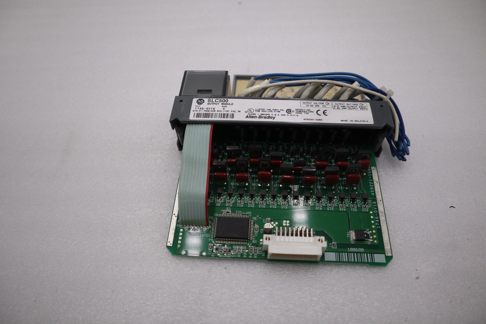 Used Allen Bradley 1746-OV16 /C SLC 500 16-Point Digital Output Module STOCK K-676-C