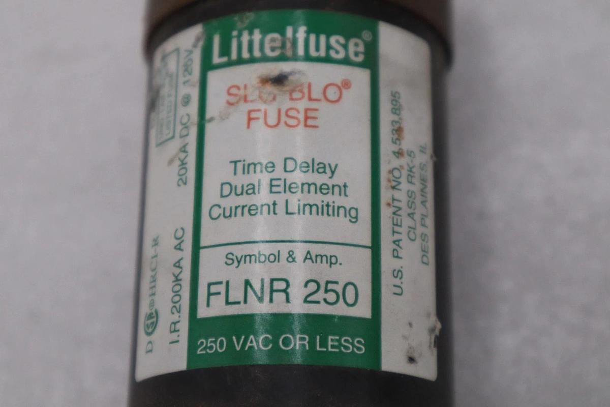 Used Lot of 2 - LITTLEFUSE FLNR250/ FLNR 250 250A FUSE - STOCK H-1685A