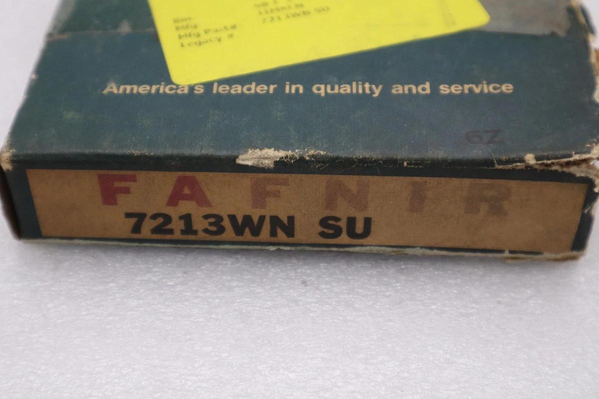 NEW OPEN BOX Fafnir 7213WN SU Angular Contact Bearing STK L233CC