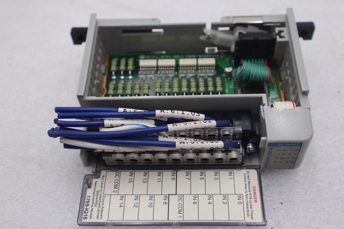 Used ALLEN-BRADLEY 1769-IQ16 SERIES A INPUT MODULE STOCK #B-1339