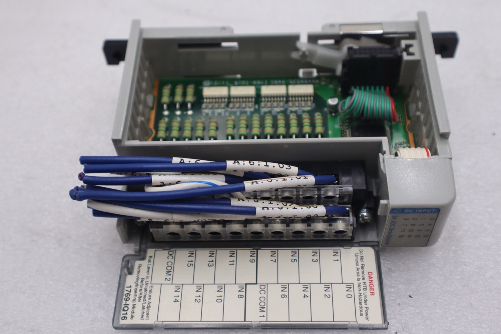 Used ALLEN-BRADLEY 1769-IQ16 SERIES A  INPUT MODULE STOCK #B-1339