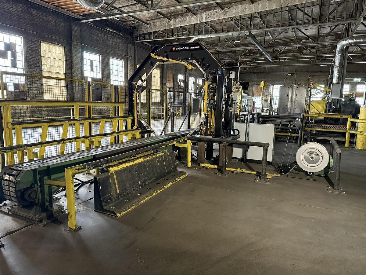 Used SIGNODE MODEL MH-RMF ROLL STRAPPER MANUFACTURED 2022 72" DIAMETER CAPACITY