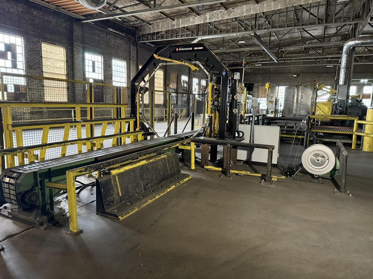 Used SIGNODE MODEL MH-RMF ROLL STRAPPER MANUFACTURED 2022 72" DIAMETER CAPACITY