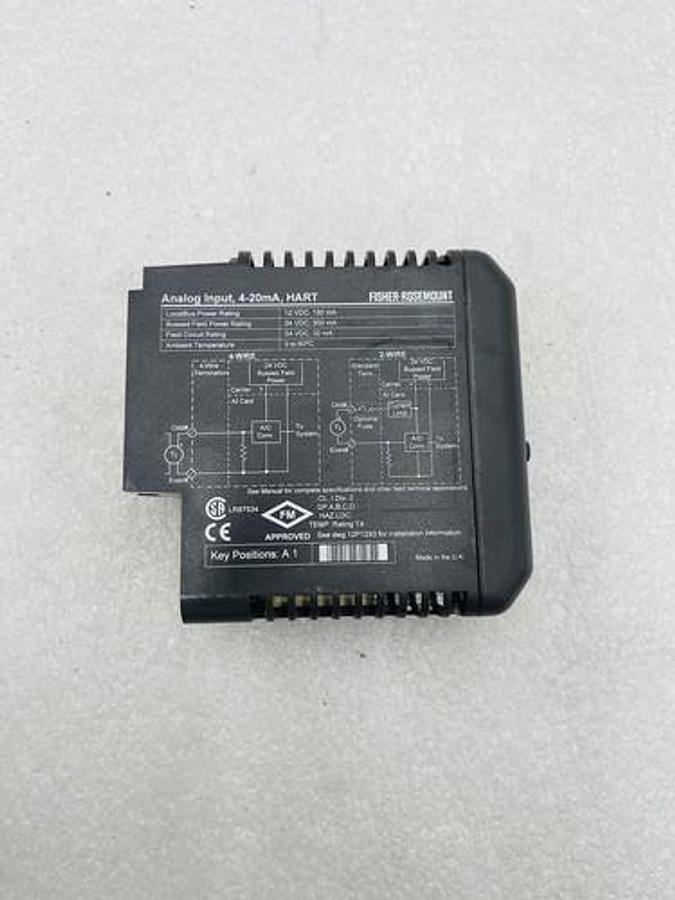 Used EMERSON DELTAV KJ3002X1-BA1 AI 8 CHANNEL 4-20MA HART CARD #K-2607