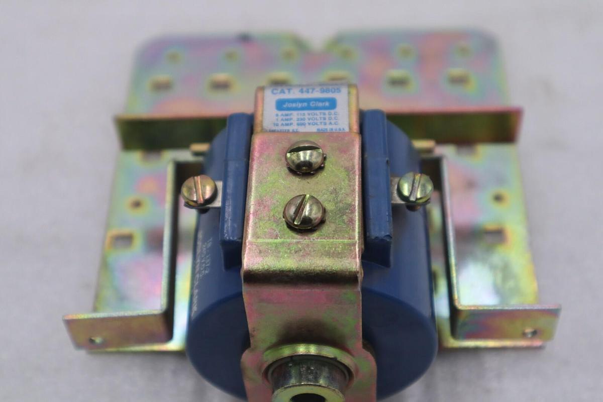 Used Joslyn Clark 447-9805 23HR Relay Series A 600VAC Max Open Type Coil STOCK K-3575