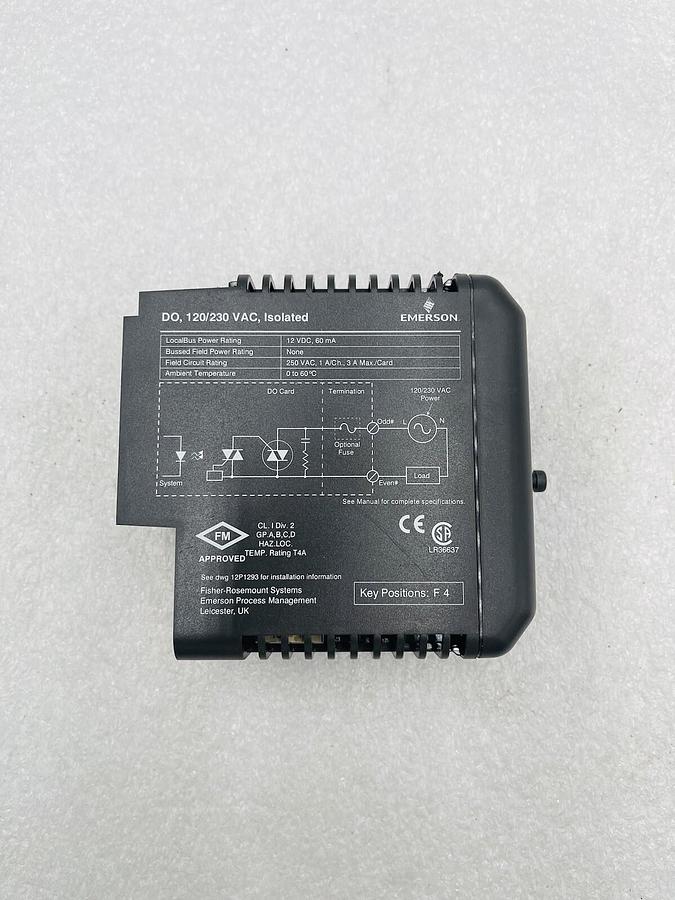 Used EMERSON DELTAV KJ3001X1-BH1 120/230VAC NSNP #K-2594