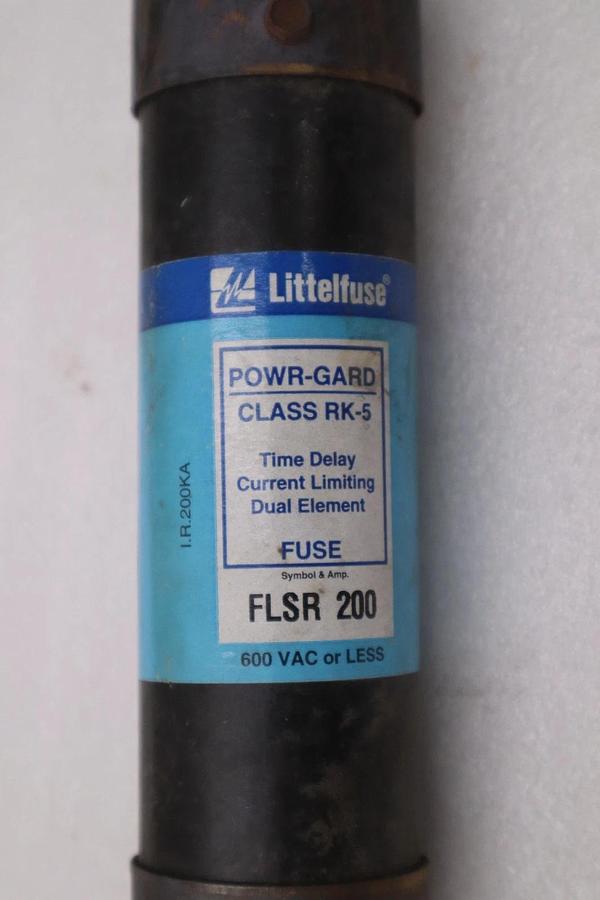 LOT OF 2 - LITTELFUSE FLSR 200 TIME DELAY CURRENT LIMITING FUSE - STOCK H-1688A 79458170887