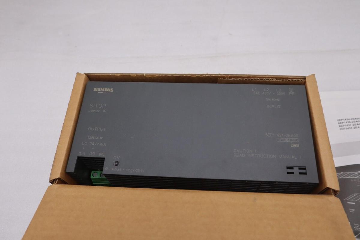 Used NEW OPEN BOX Siemens SITOP Power 10 Power Supply 6EP1 434-2BA00 STK GF323