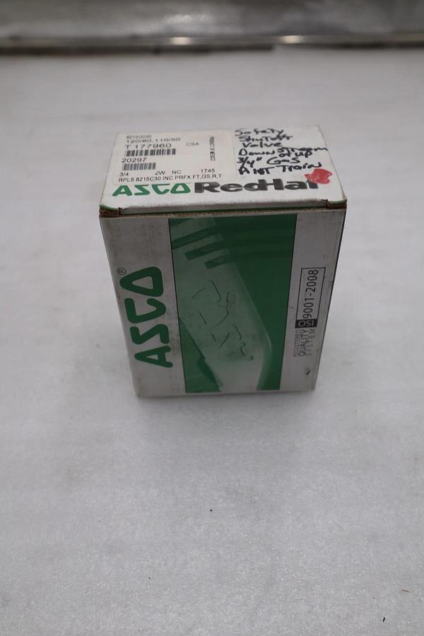 ASCO 8215G030 Redhat  2-way Solenoid Valve 110V/120V 3/4 Inch STK GF64A