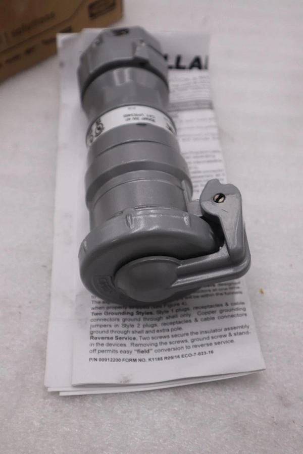 Used KILLARK VPR3465 30A GROUND STYLE 2 CONNECTOR 3-WIRE 4-POLE STOCK 3706CC