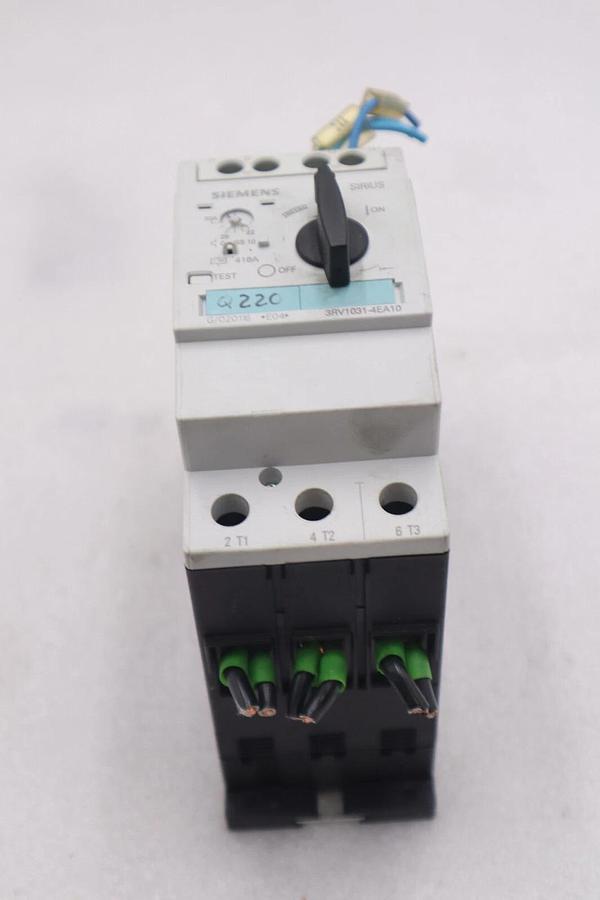 Used Siemens 3RV1031-4EA10 Motor Starter STOCK K-3825