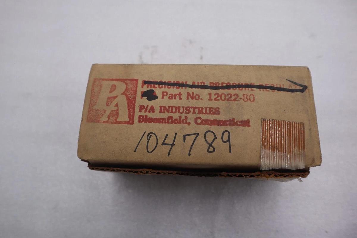 NEW IN BOX P/A INDUSTRIES PNEUMATIC PRESSURE REGULATOR 12022-80 STOCK K-3537