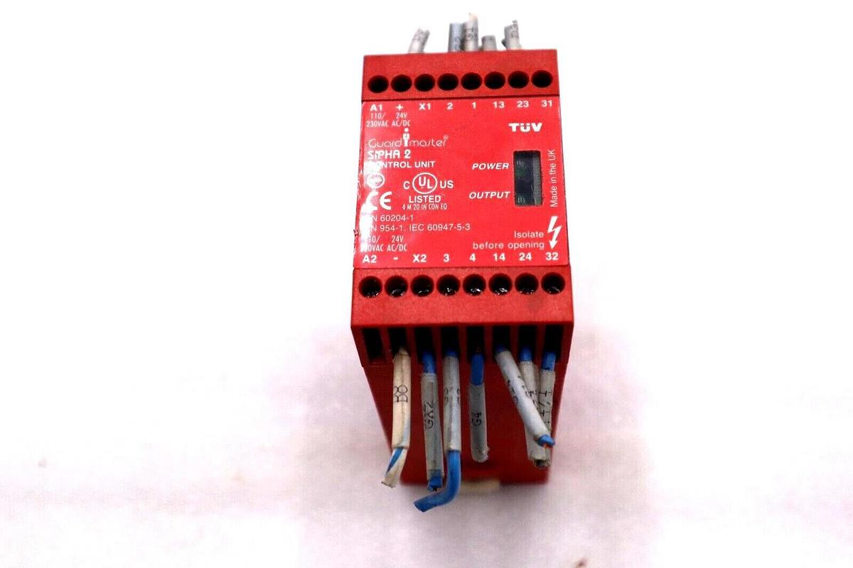 Used ALLEN BRADLEY 440NS32021 GUARDMASTER SIPHA2 CONTROL UNIT #L-281