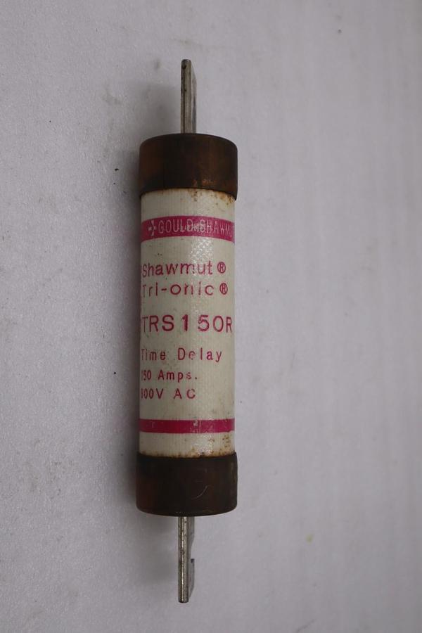 Used LOT OF 4 - GOULD SHAWMUT TRS150R DUAL ELEMENT TIME DELAY FUSE - STOCK 4936A