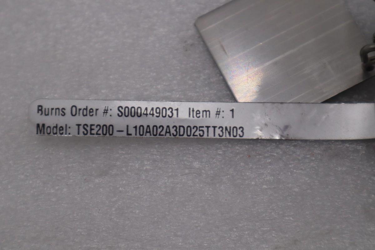 Used BURNS ENGINEERING TSE200 STOCK #G-892