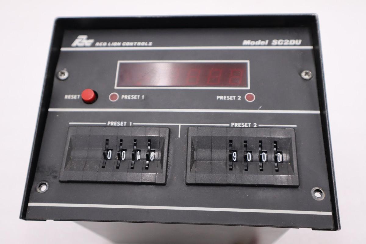 Used Red Lion Controls SC2DU Preset-Able Counter STOCK 3488A