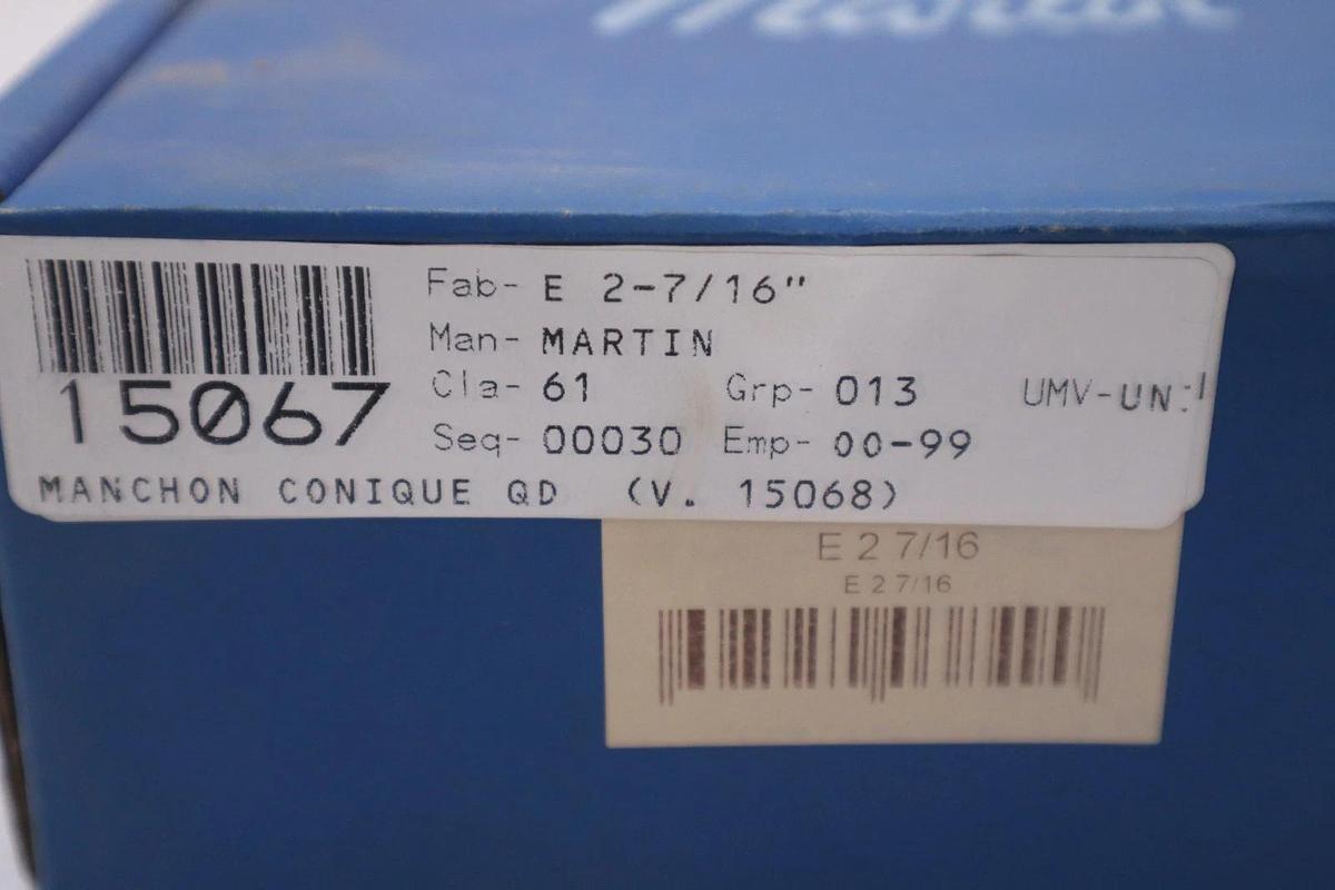 Martin E 2-7/16 Qd Bushing 2-7/16in NEW OPEN BOX STOCK GF983