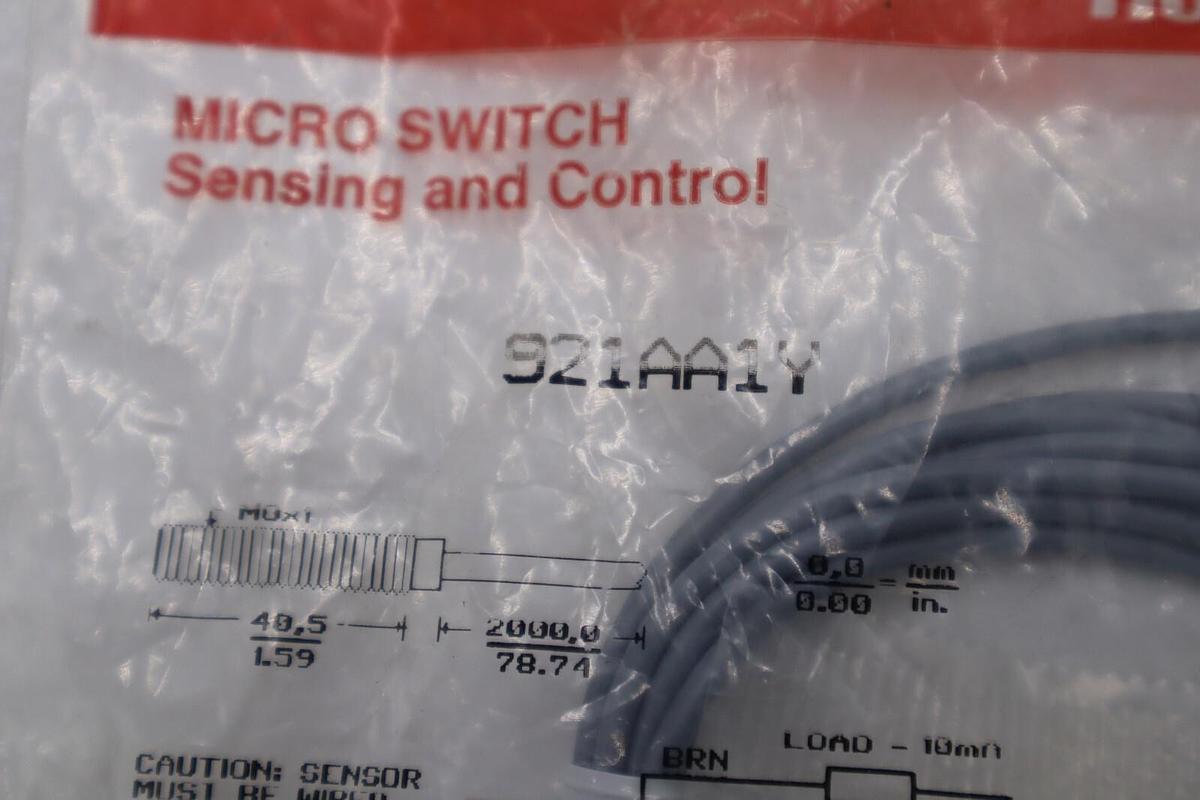 Used New OPEN BOX Honeywell 921AA1Y Proximity Sensor STOK L-209-C