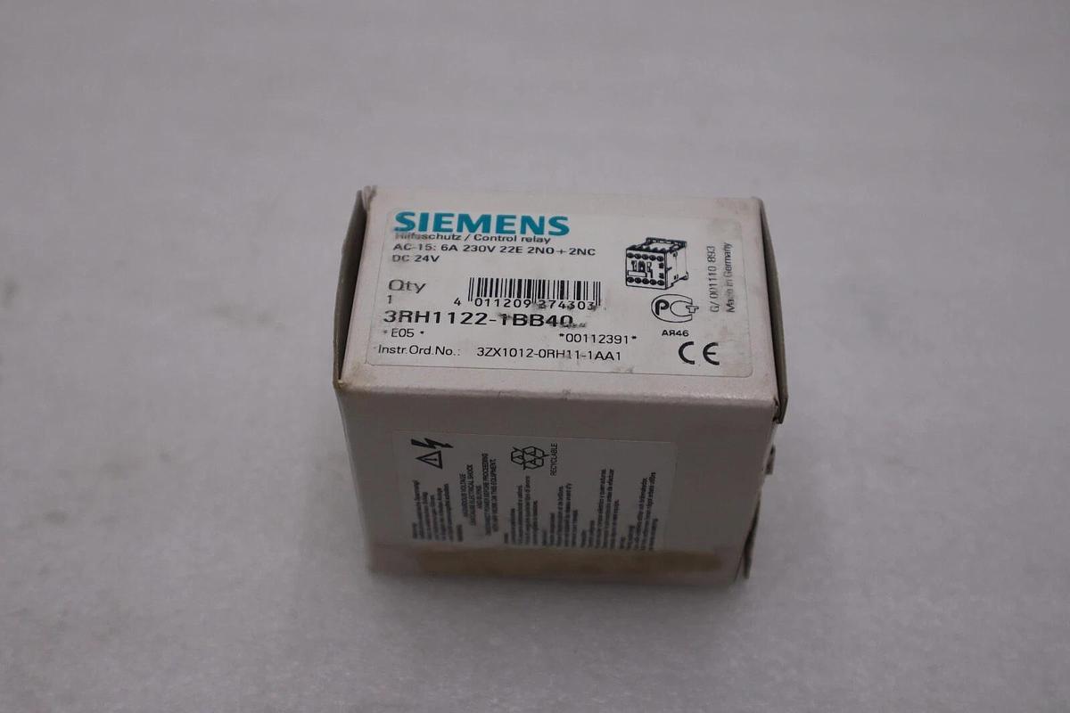 Used New Siemens 3RH1122-1BB40/ 3RH11221BB40 Contactor STOCK H81A