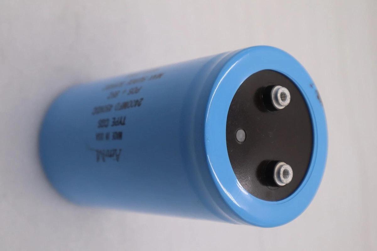 Aero M Type CGS Capacitor 220MFD 450VDC POS+85C Max Surge 525VDC #5513