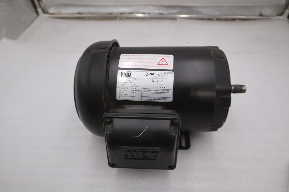 WEG 00118ES3H56C-S FRACTIONAL MOTORS - THREE-PHASE - STOCK GF616
