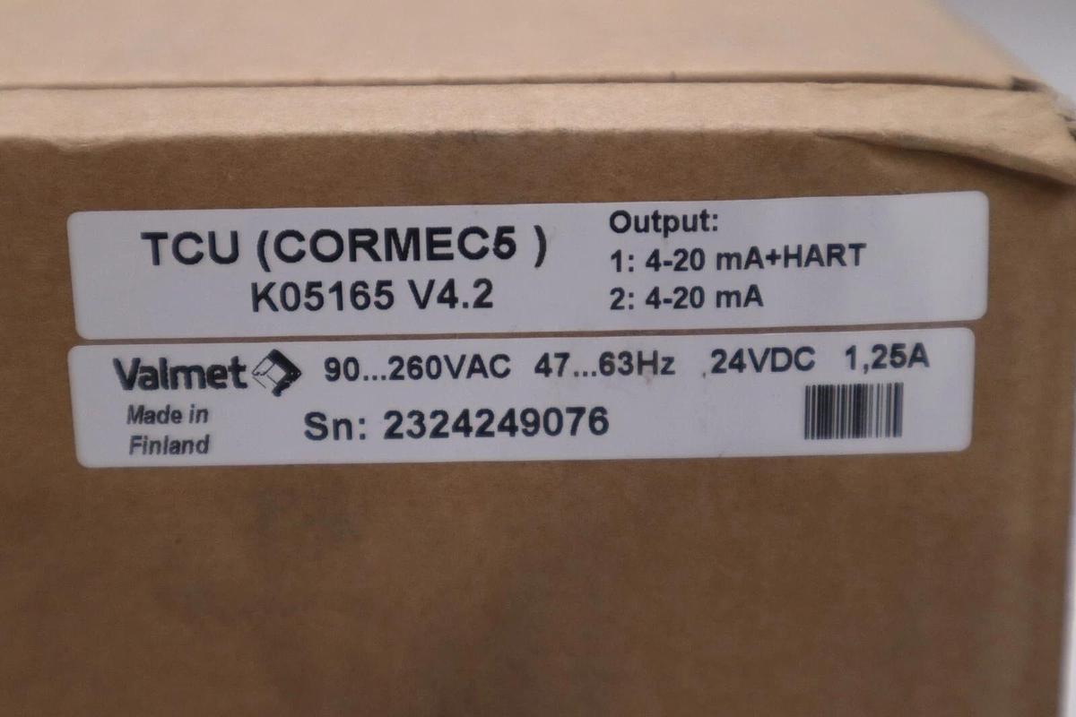 Used NEW  VALMET CONSISTENCY ANALYZER TCU CORMEC5 K05165 V4.2 STOCK G443