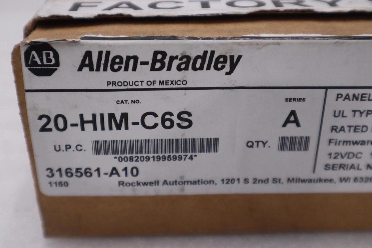 AB Allen-Bradley 20-HIM-C6S AB SER A Powerflex Panel Mount 20HIMC6S STK GF102A