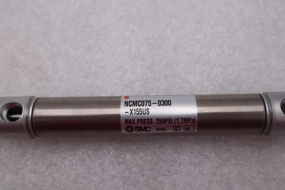 SMC NCMC075-0300-X155US  Air Cylinder Pneumatic #1404-A