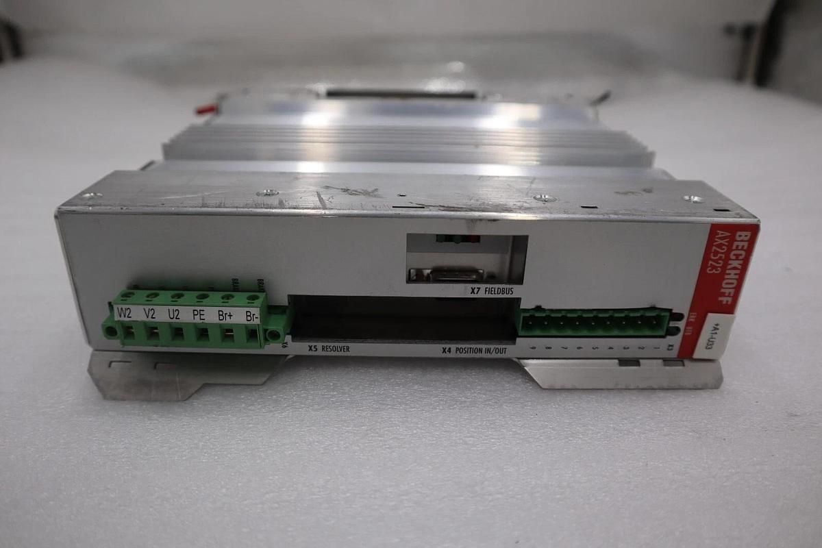 Used Beckhoff AX2523-B750 Servo Drive STOCK 3433-D
