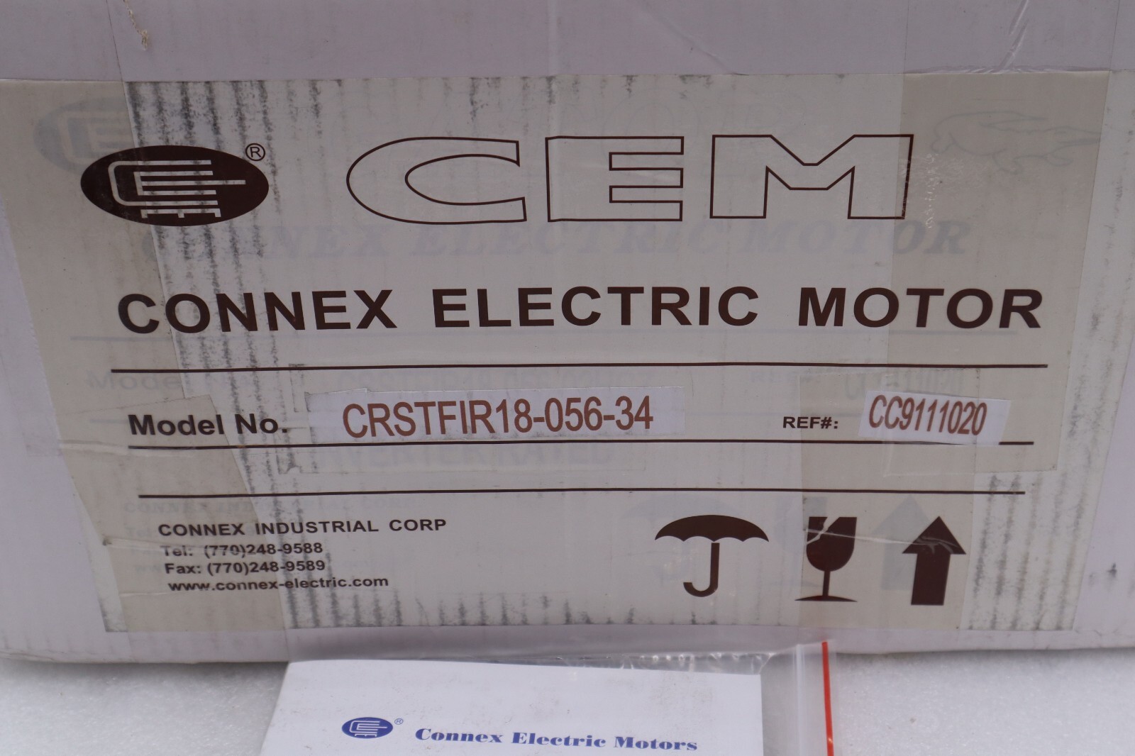 CONNEX ELECTRIC crstfir18-056-34 / crstfir18-056-34 (NEW) Stock 615-A