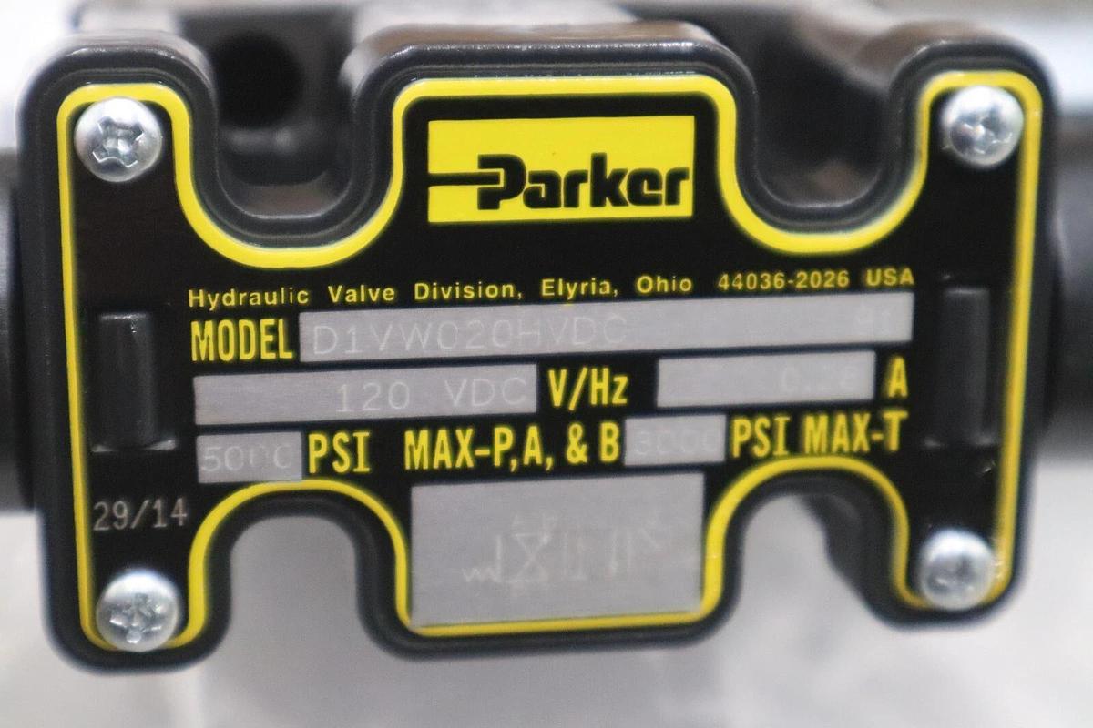 Parker D1VW020HVDC Parker DIR CNTRL SO NEW WITH BOX STOCK G347A