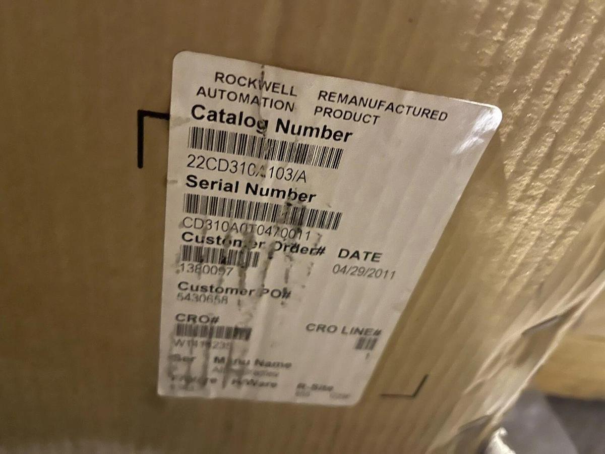 Refurbished Allen Bradley 22C-D310A103 Ser A 250 HP Powerflex 400 AC Drive Stock S-395
