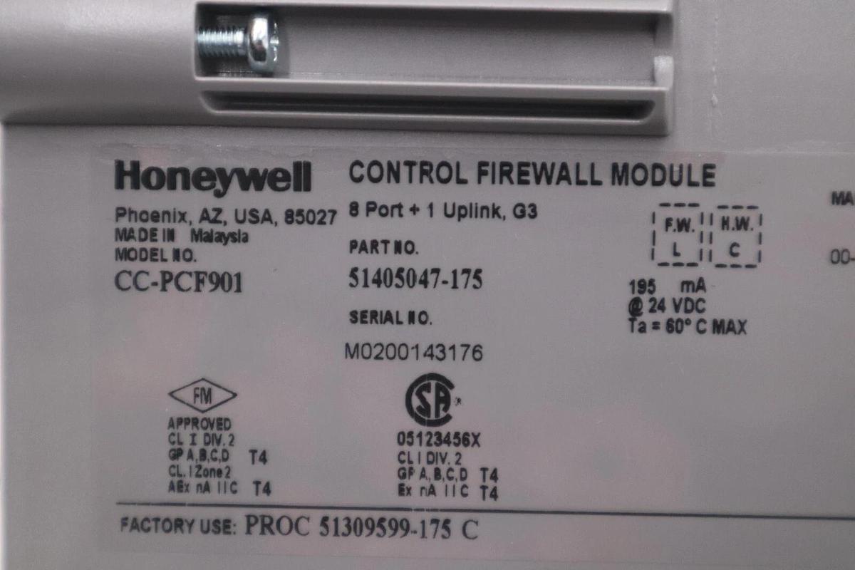 New In Box HONEYWELL CC-PCF901 Control Firewall Module 51405047-175 STOCK G194A