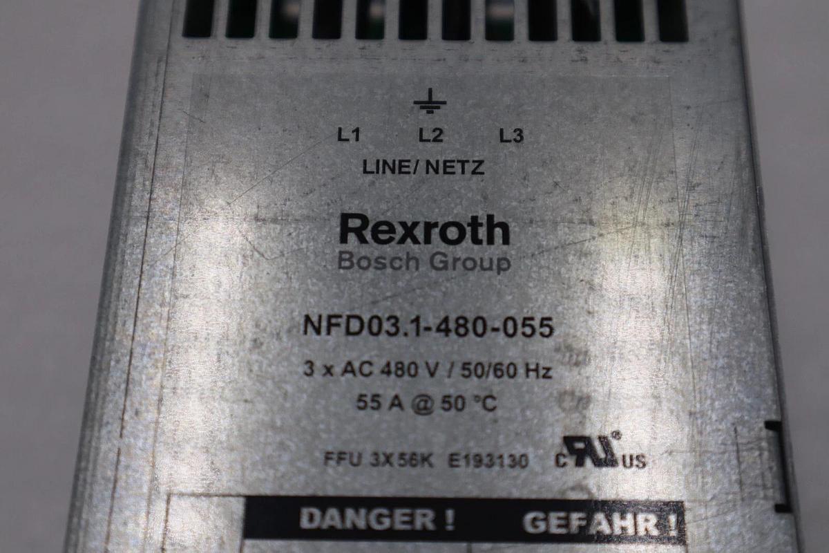 Used NEW OPEN BOX REXROTH NFD03.1-480-055 Powerline Filter STOCK G287