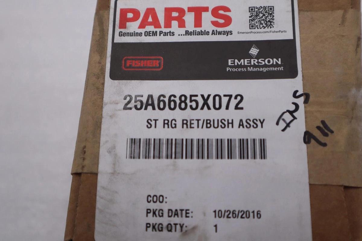 Fisher 25A6685X072 Seat Ring Retainer/bushing Assembly NEW STOCK 4623