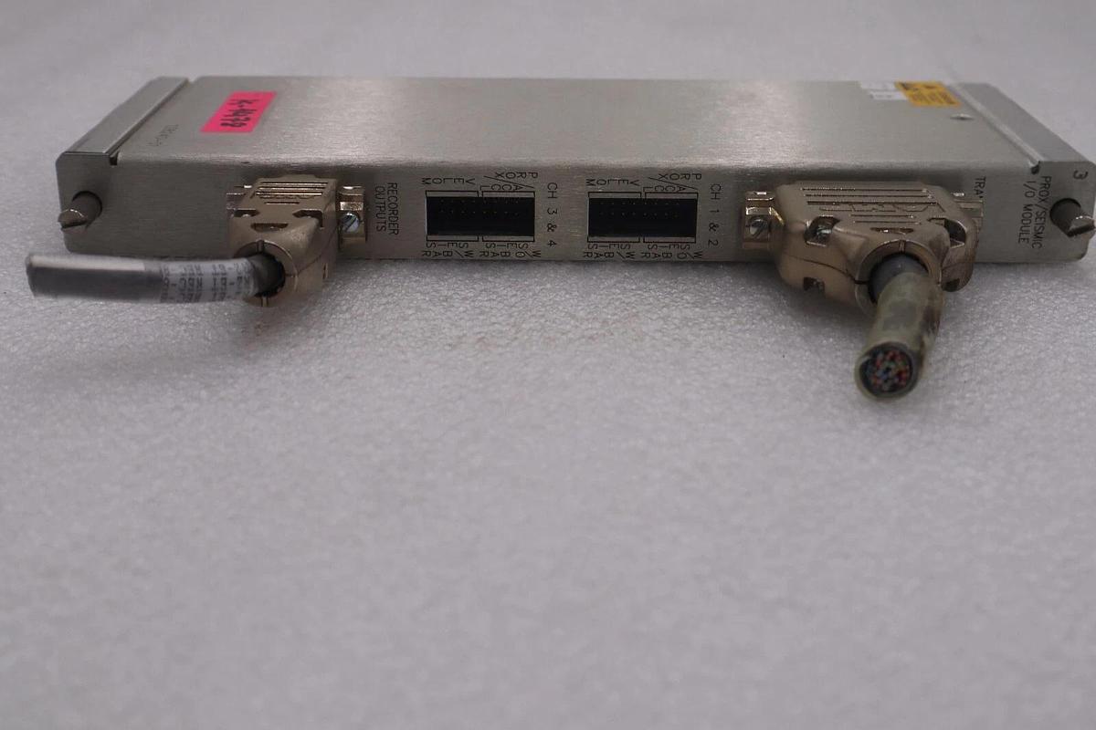 Used BENTLY NEVADA 128240-01 PROX/ SEISMIC I/O MODULE STOCK #K-1478