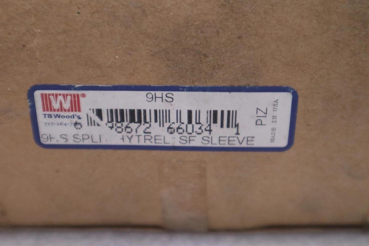 TB WOODS 9HS SPLIT SLEEVE COUPLING INSERT NEW OPEN BOX STK CC143