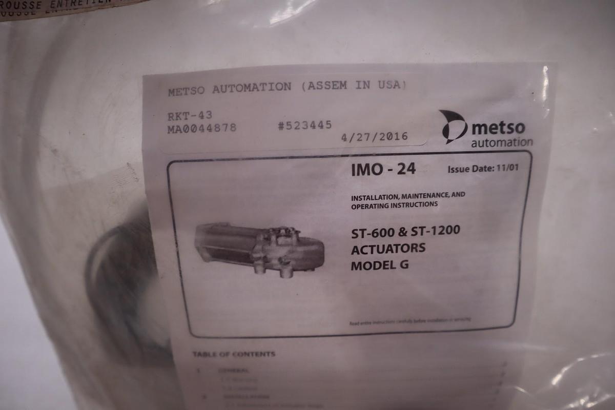 METSO IMO-24 ST-600 & ST-1200 MODEL G STOCK #149A