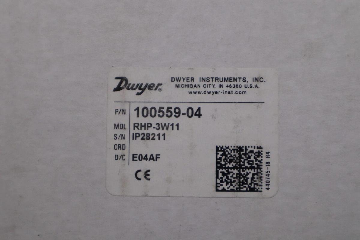 NEW OPEN BOX DWYER RHP-3W11 / RHP3W11 TEMPERATURE SENSOR STOCK G487A