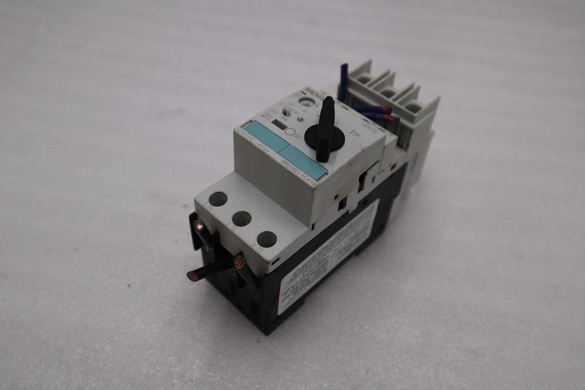 Used LOT OF 4     Siemens 3RV1021-1CA10 Manual Circuit Breaker 1.8-2.5A STOCK H1828