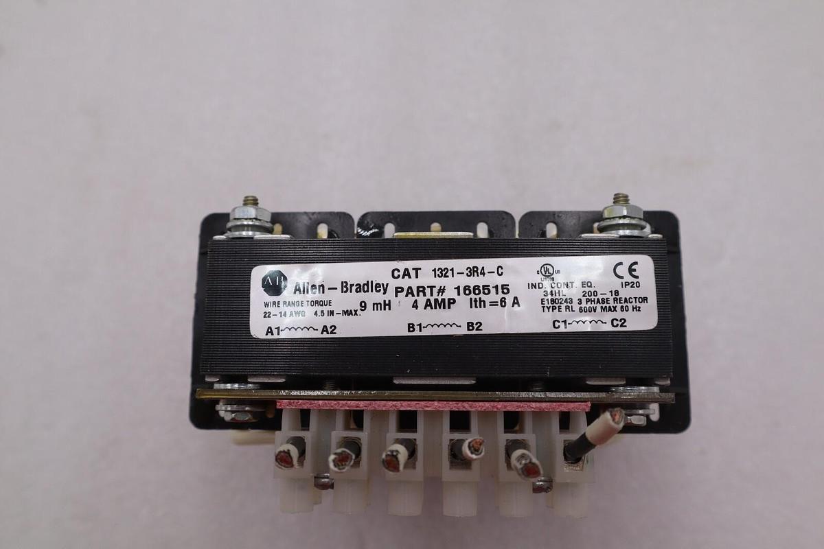 Used ALLEN BRADLEY 1321-3R4-C LINE REACTOR USED UNIT STOCK L-243-A