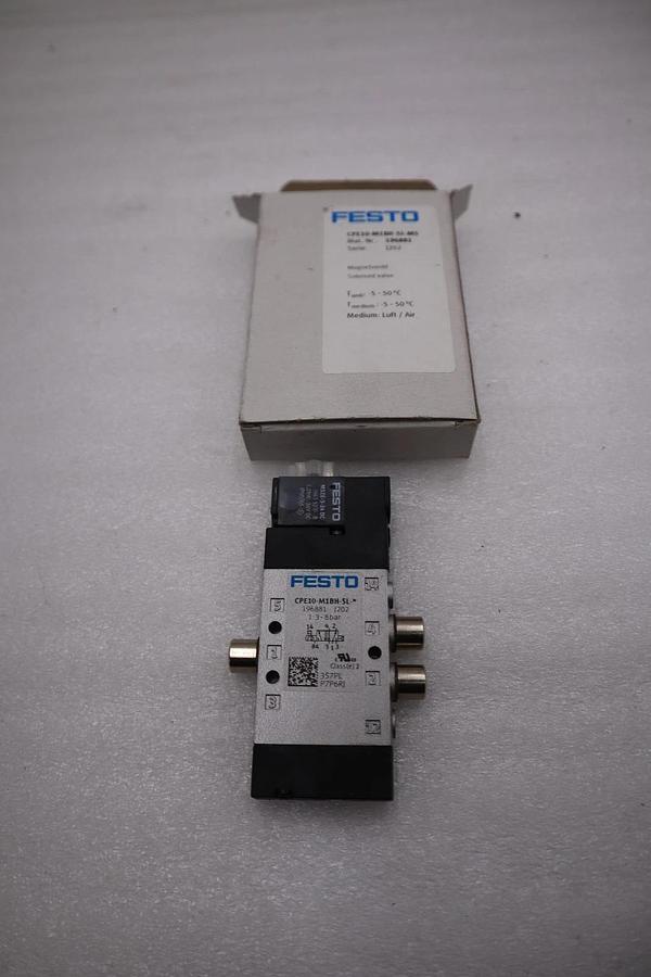 NEW Festo 196881 Solenoid Valve CPE10-M1BH-5L-M5 5/2-Way STOCK H1327A