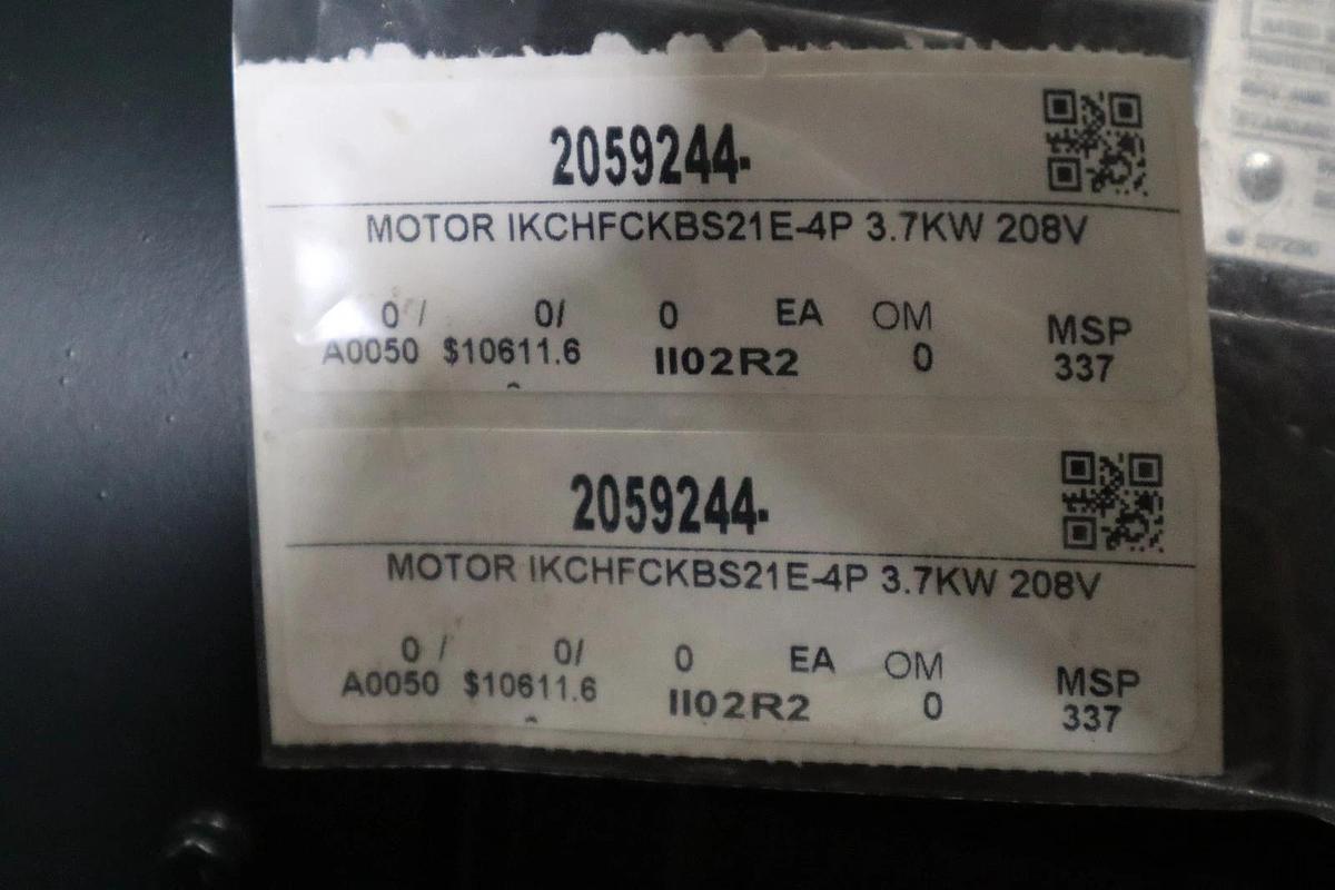 Used NEW TOSHIBA TYPE IKCH FORM FCKABS21E 3.7 KW 4 POLES FD BRAKE MOTOR STOCK HS32