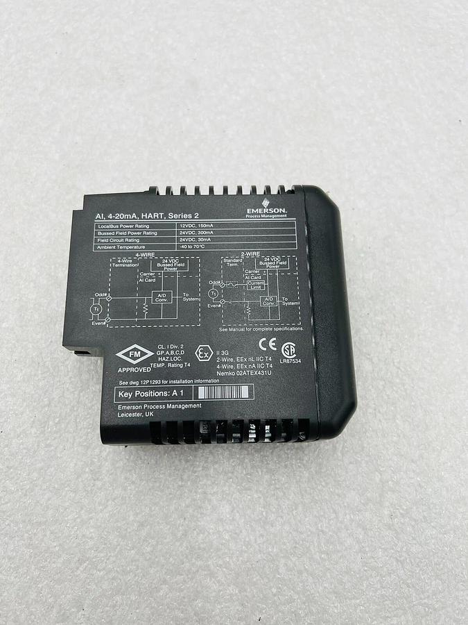 Used EMERSON DELTAV KJ3222X1-BA1 AI CARD 8 CHANNELS 4-20 MA HART SERIES 2 #K-2537
