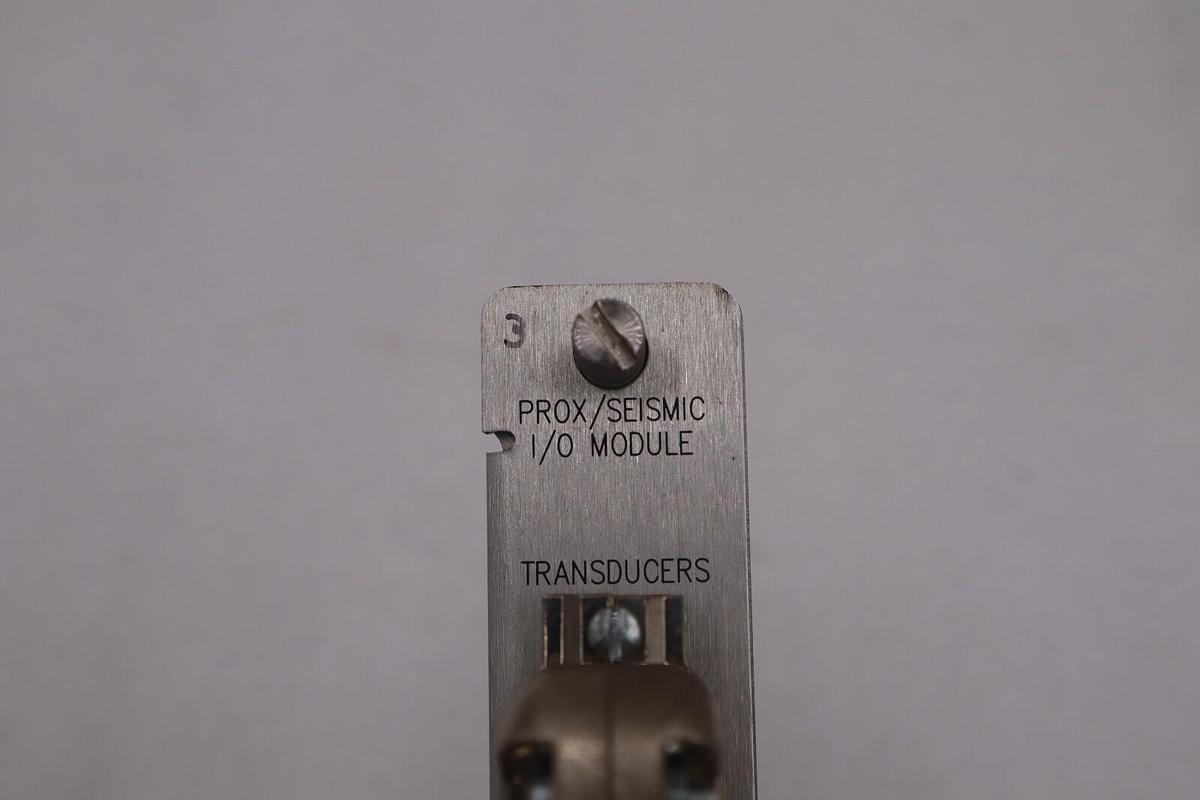 Used BENTLY NEVADA 128240-01 PROX/ SEISMIC I/O MODULE STOCK #K-1478
