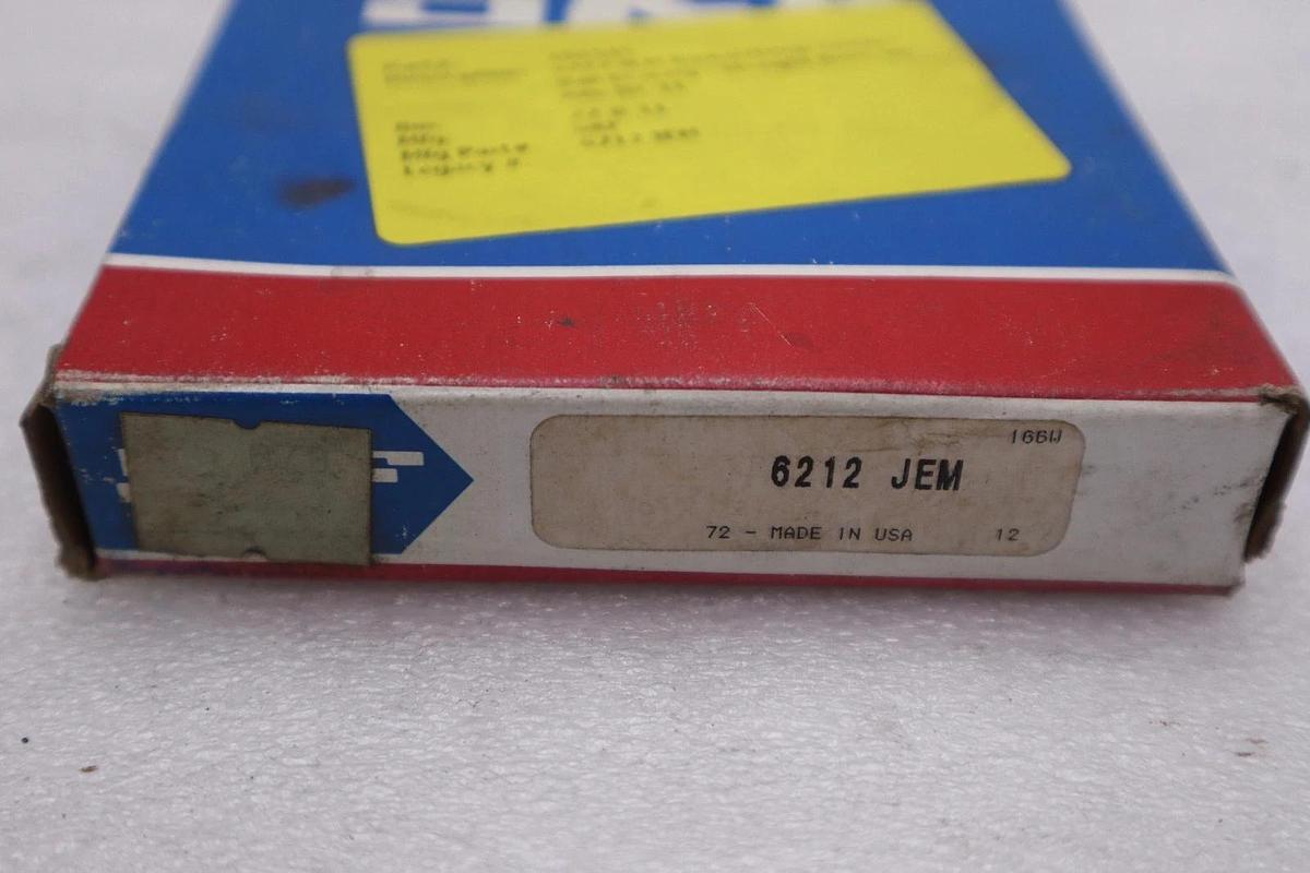 Used SKF 6212 JEM Single Row Deep Groove Ball Bearing - STOCK K-4012CC