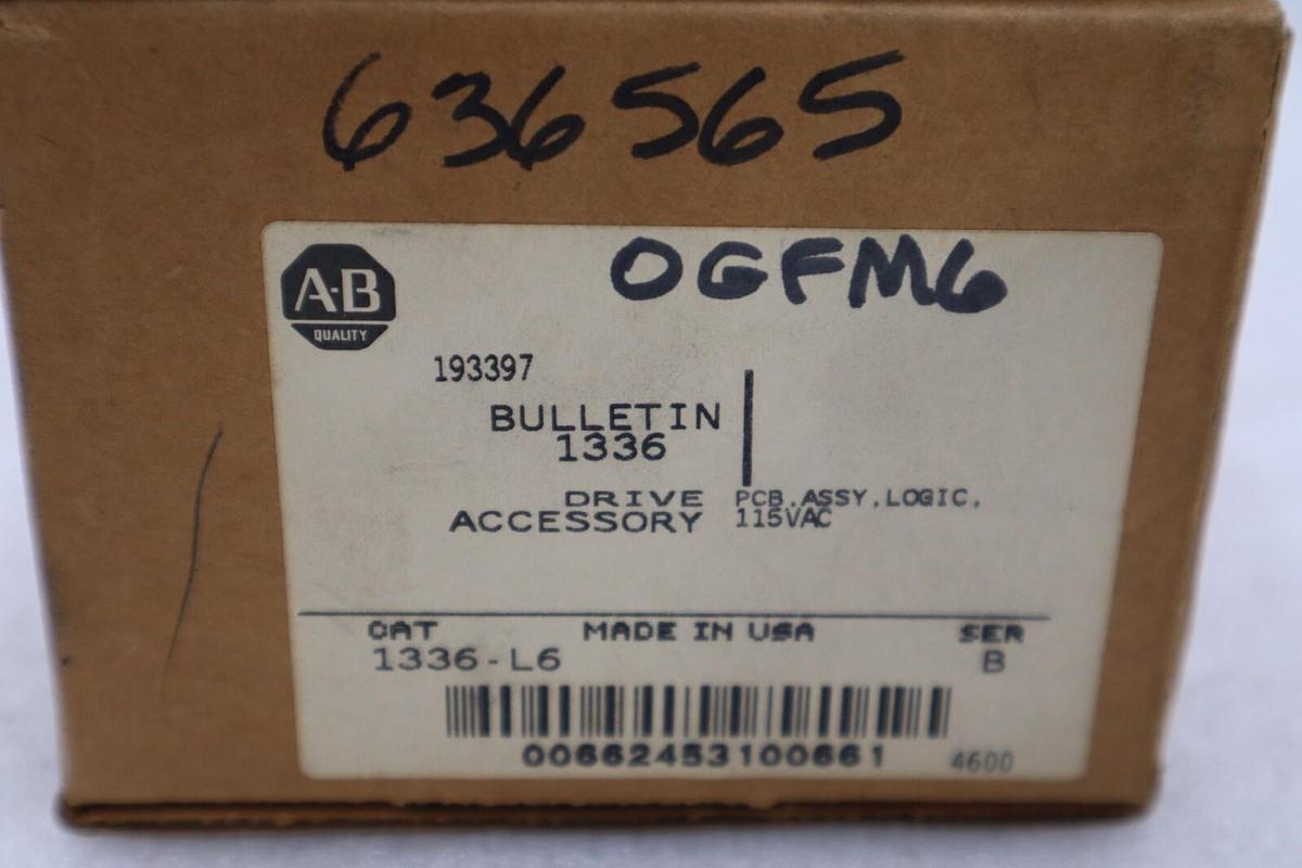 NEW ALLEN BRADLEY 1336-L6 CONTROL INTERFACE BOARD FOR 1336 VFD STOCK H464